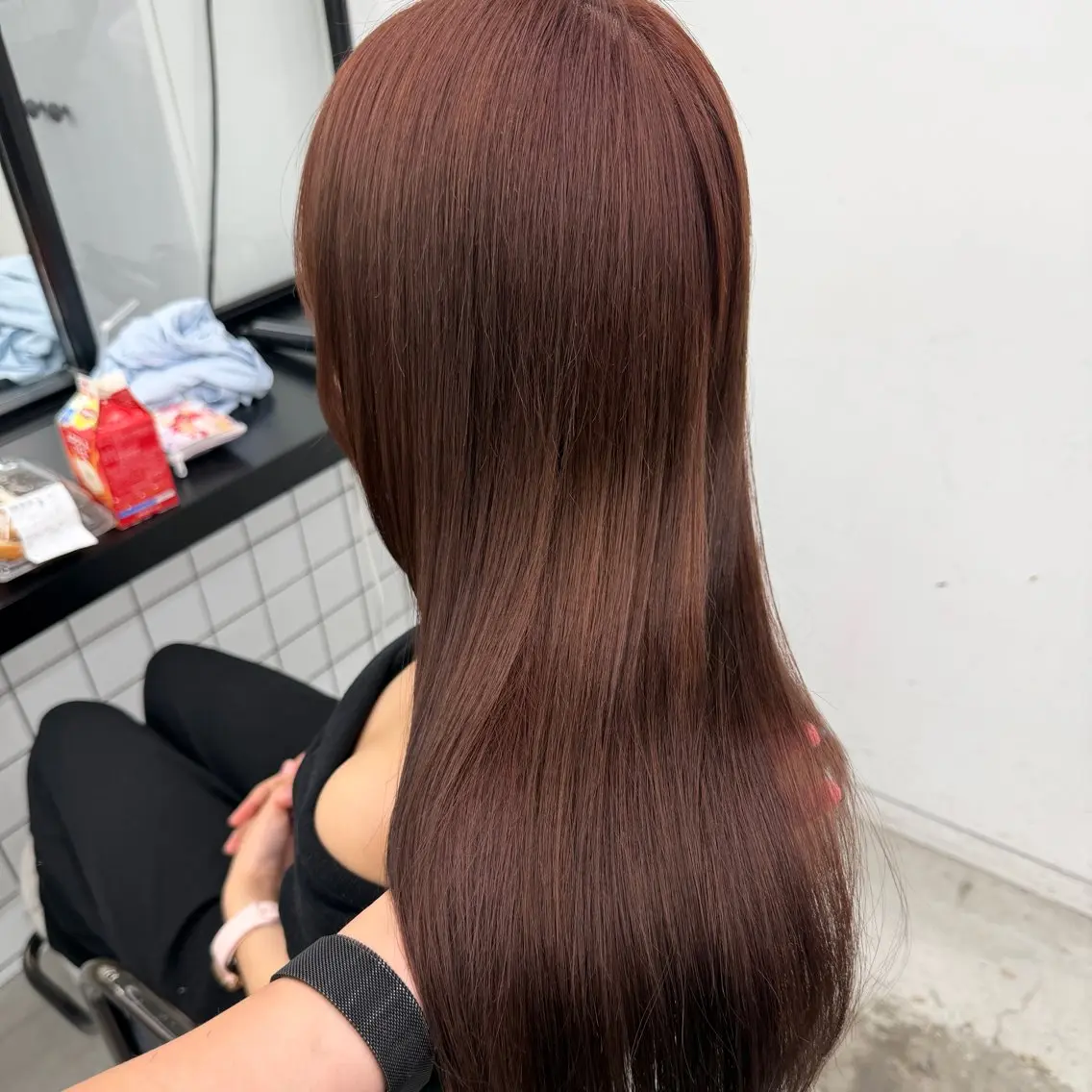 ロング カラー ブリーチ ブラウンカラー 透明感カラー ピンクカラー ピンクブラウン ヘアカラー yuki/矢場町/ JILLSTUDIOのヘアスタイル