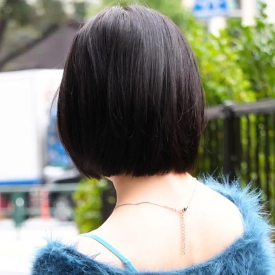 ミディアム ボブ Endearing 銀座/レイヤーカットのヘアスタイル