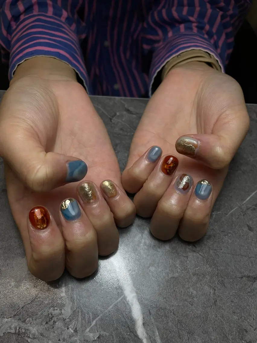 ネイル ハンドネイル nail salon 3🌞越谷のネイルデザイン