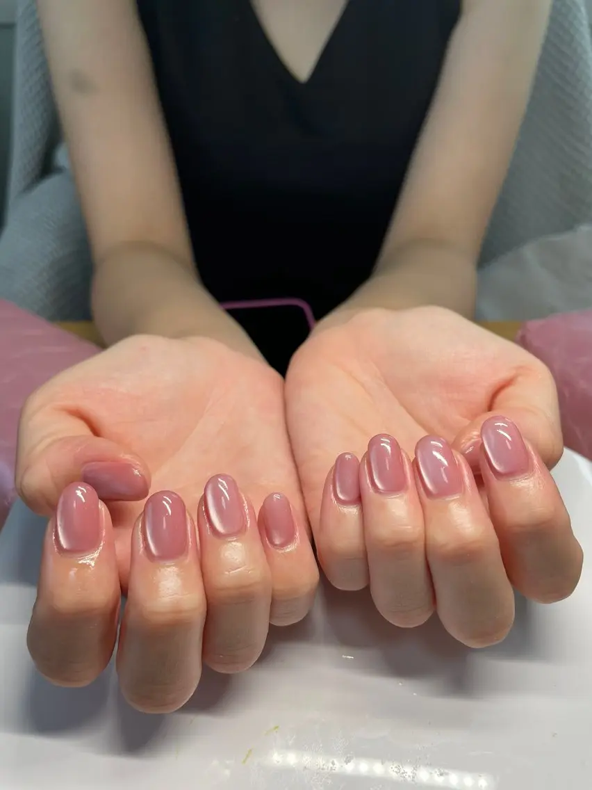 ネイル ハンドネイル 甲斐市自宅サロン 🧸prunelleのネイルデザイン