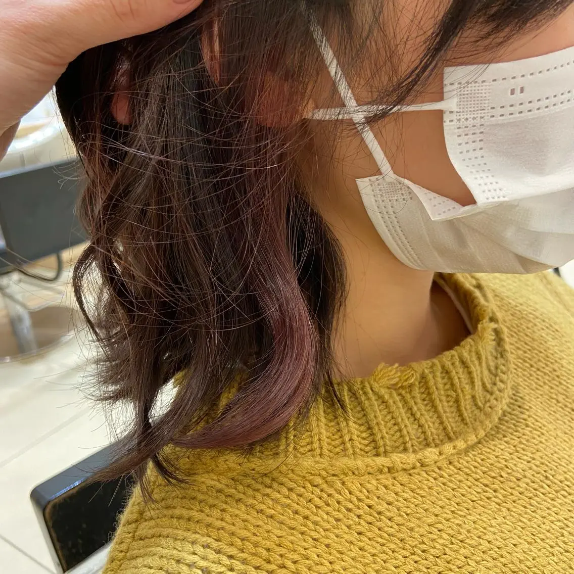 カラー イヤリングカラー ピンクカラー 🌙Ash中目黒 坪内沙月🌙のヘアスタイル