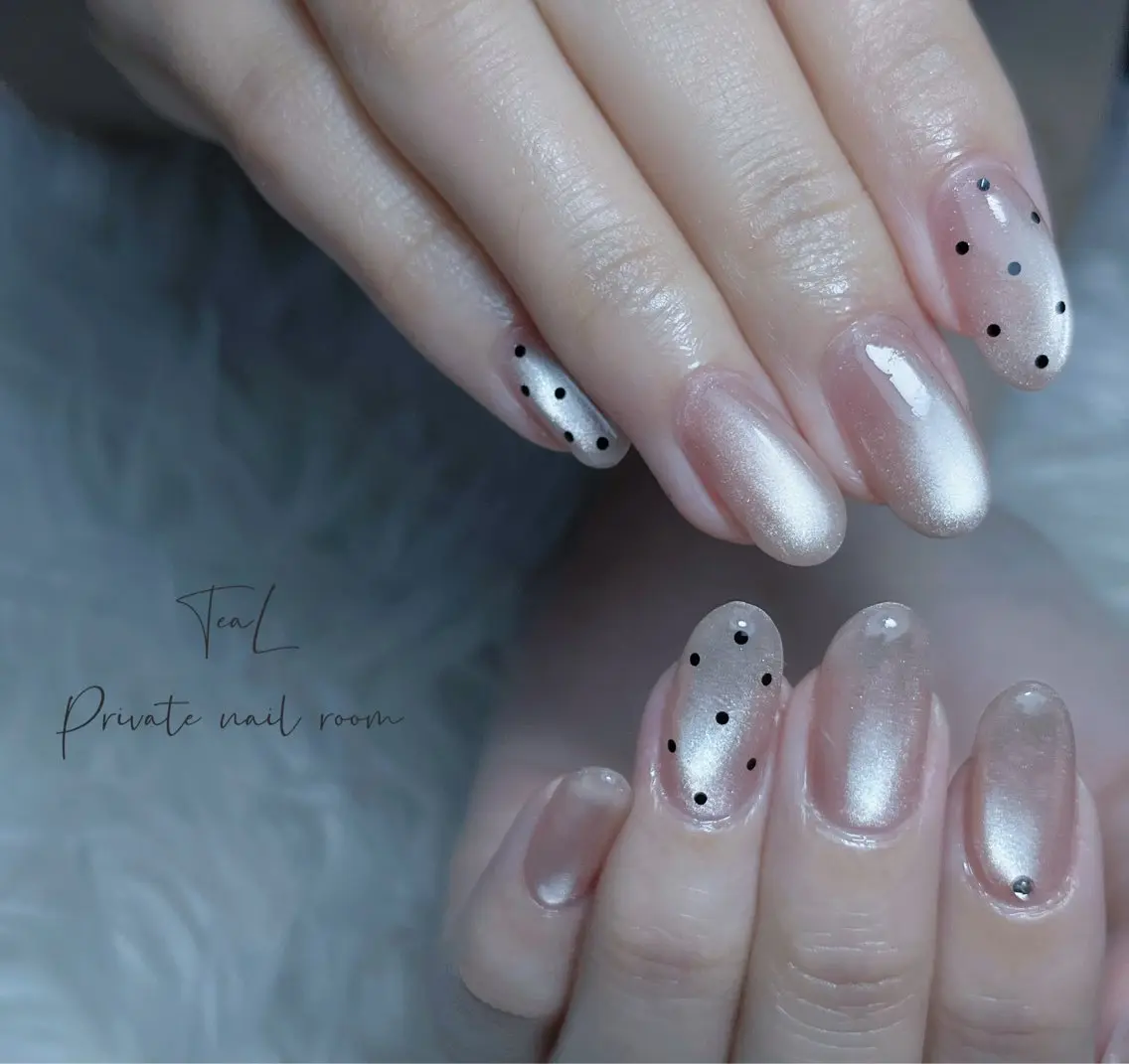 ネイル ドット ハンドネイル TeaL nailのネイルデザイン