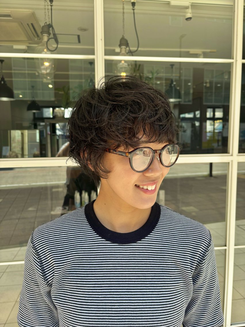 ショート カラー パーマ ヘアアレンジ ショートヘア カット パーマ ✨髪質改善/透明感✨ 西野　陽のヘアスタイル