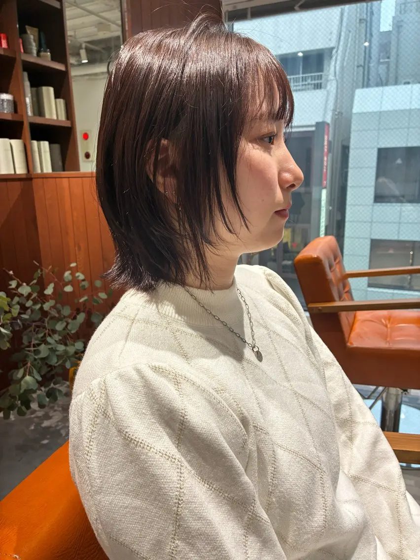 ショート カラー ヘアアレンジ 💟似合わせカットカ ラーMizuki🐕のヘアスタイル