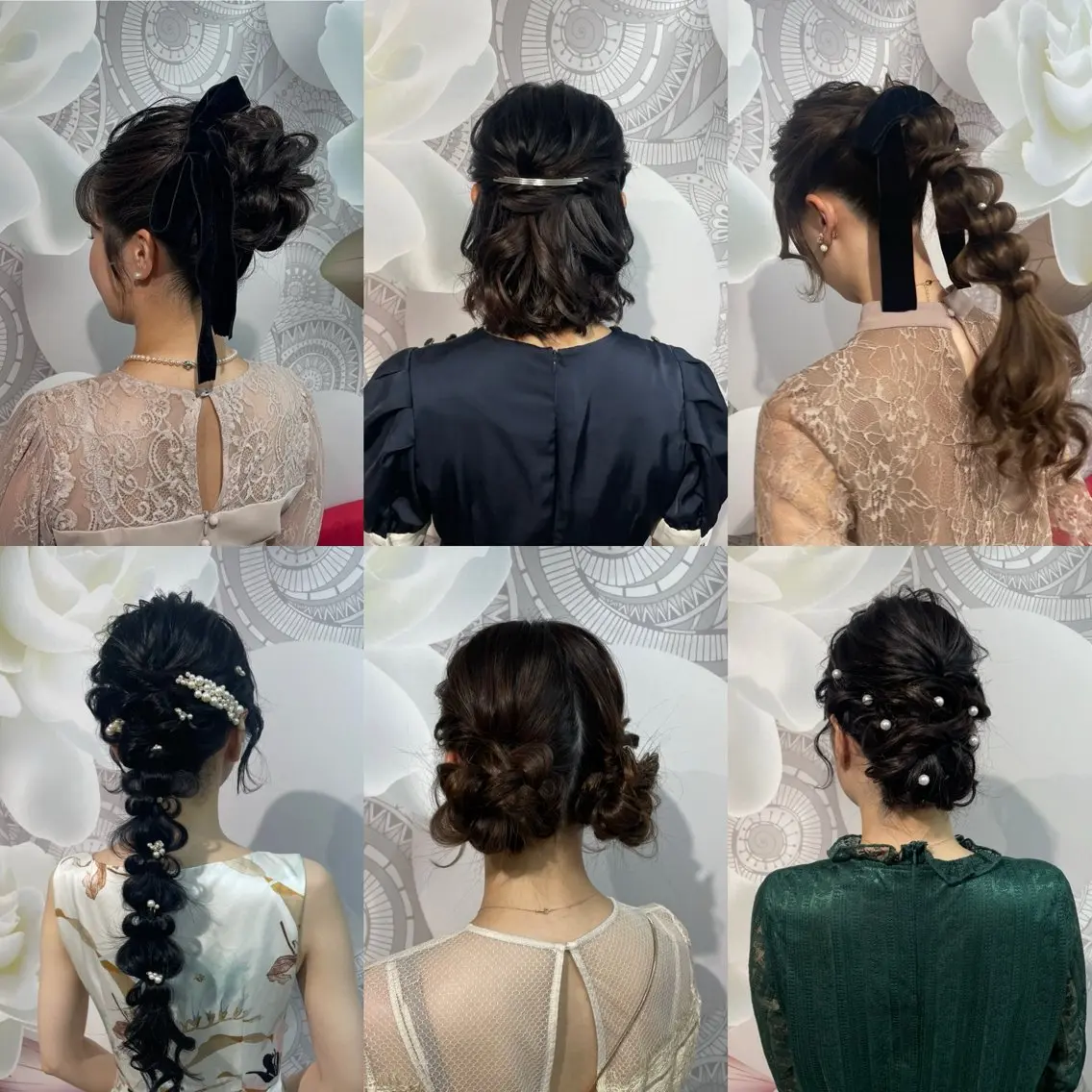 🫧🌸hairset🌸🫧パーティ、結婚式参列、お出かけ、イベント、記念日、デートなどに🎗️の写真