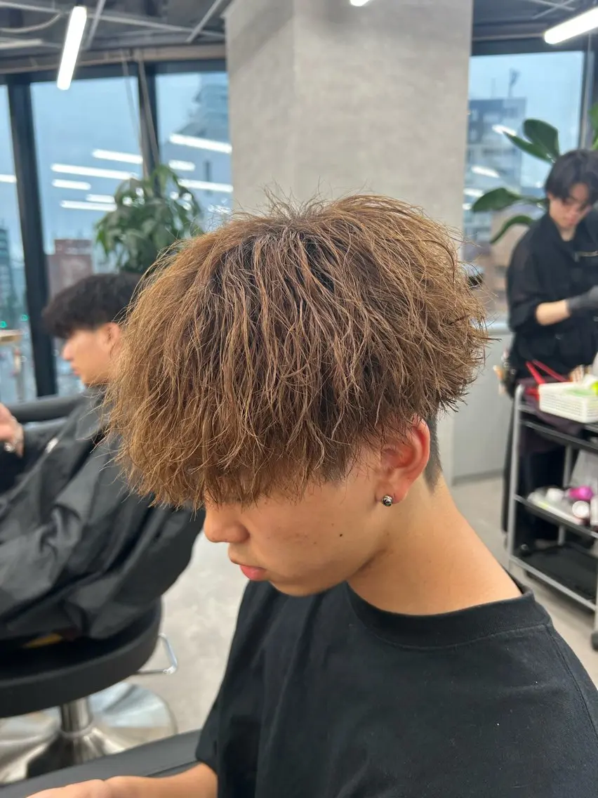 カラー パーマ メンズ パーマ特化/ MANARUのヘアスタイル