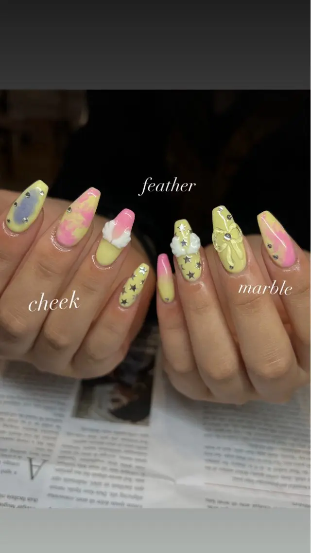 ネイル 持ち込み ハンドネイル Luann nail Sakiのネイルデザイン
