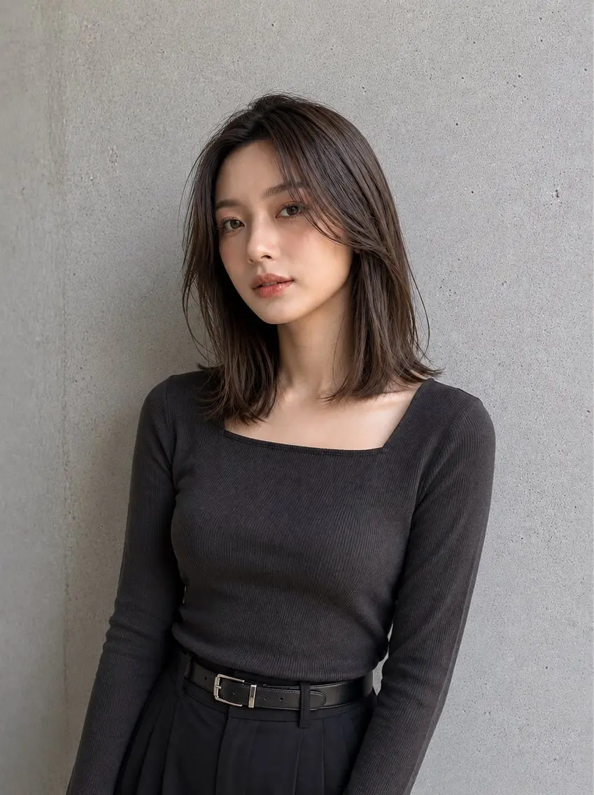 ミディアム momoka｜ 透明感カラーのヘアスタイル