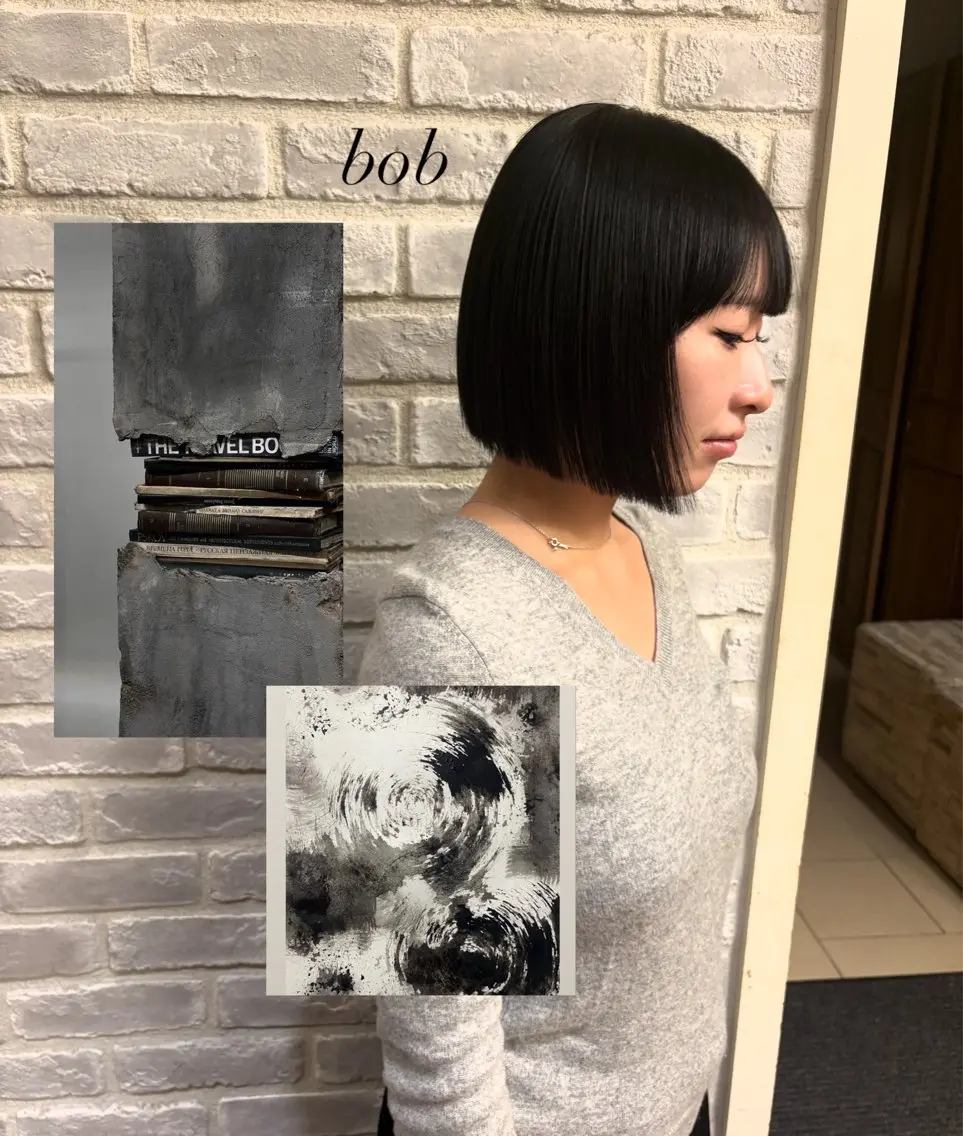 ショート カット ヘアカラー 【美ボブ.艶カラー. 梅田茶屋町】midoのヘアスタイル