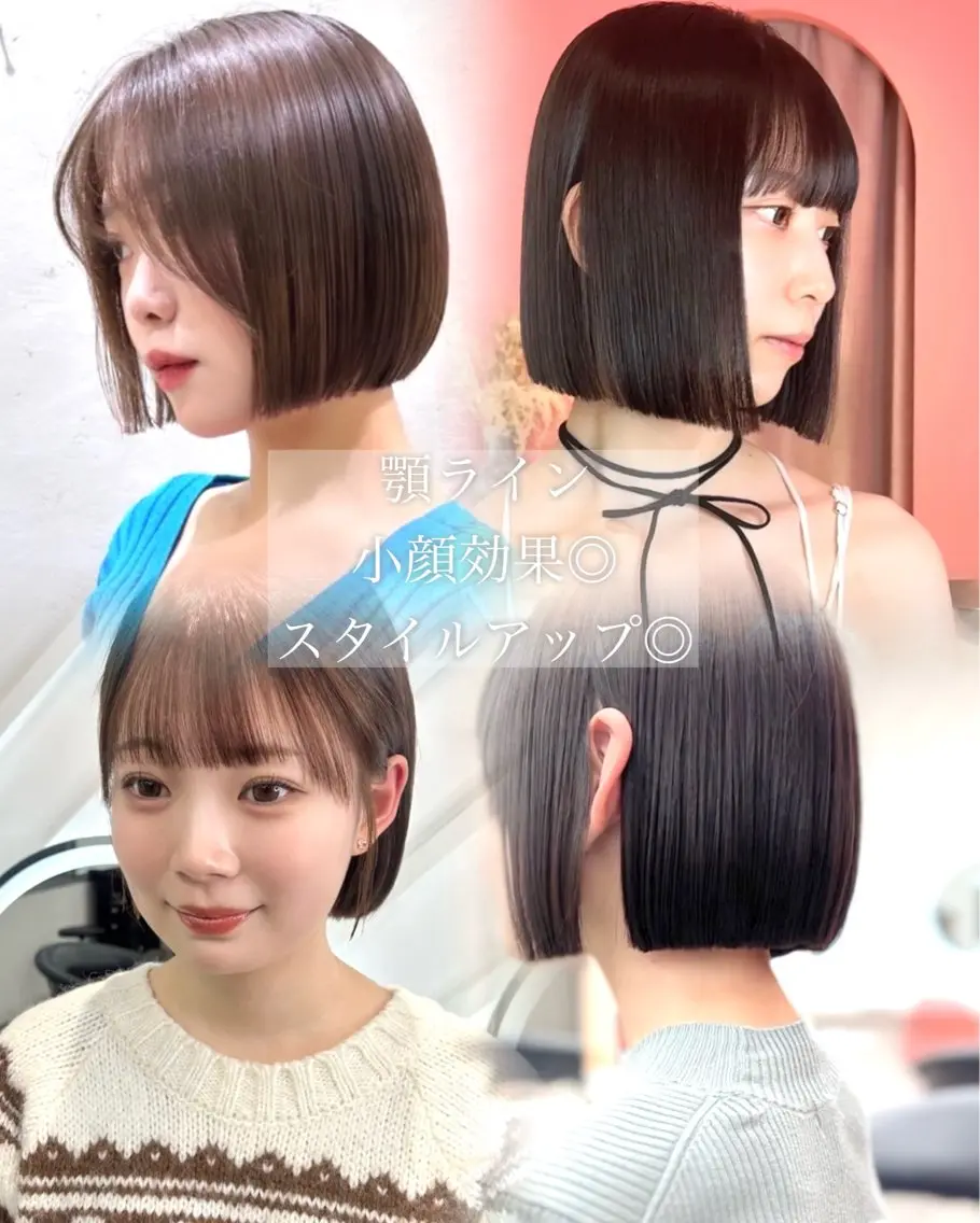 ショート 莉乃/縮毛矯正/髪質 改善/艶カラーのヘアスタイル