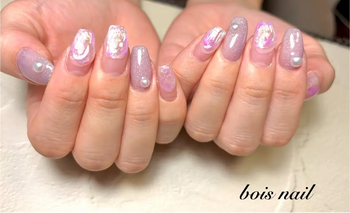 ネイル ハンドネイル bois nail ボワネイル北巽のネイルデザイン