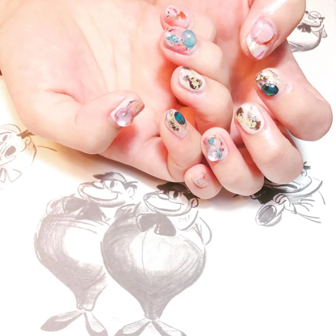 ネイル ニュアンスネイル owlnail /持込みデザイン専門のネイルデザイン