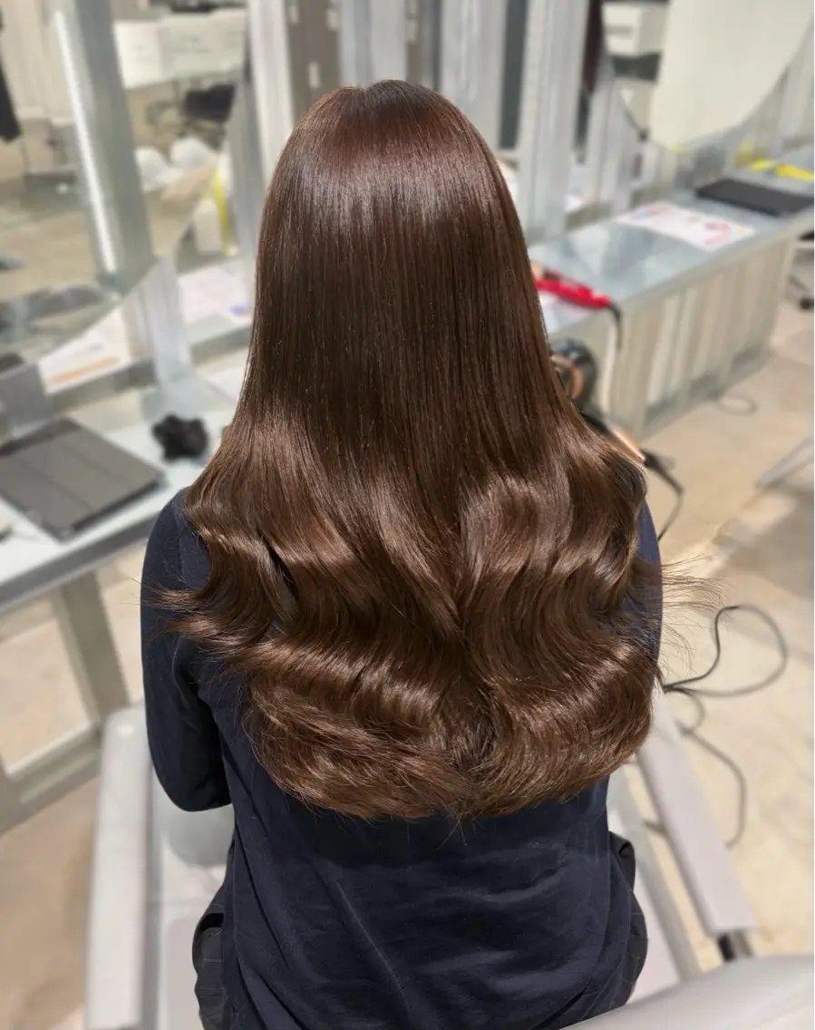 ロング カラー カット ヘアカラー トリートメント ダブルカラー/レイヤ ーカット 🤍ゆきなのヘアスタイル