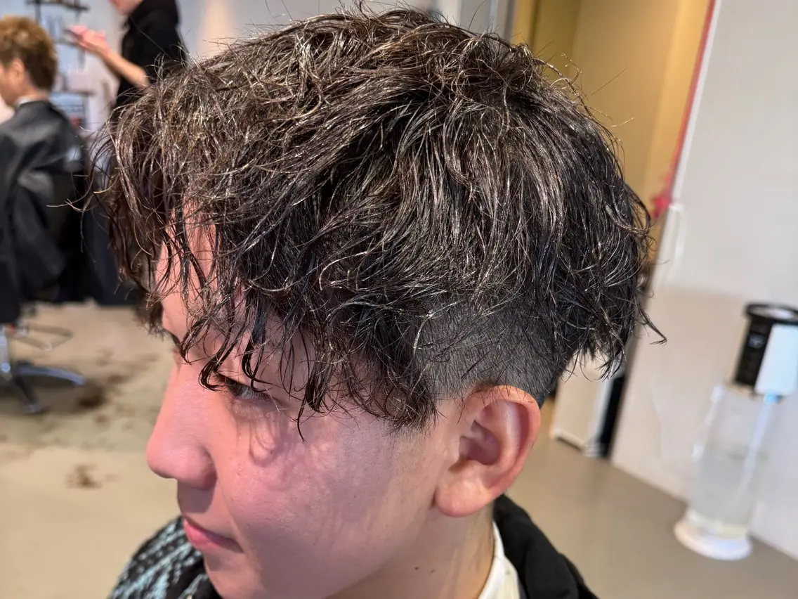 ショート パーマ メンズ Mizuki Yajimaのヘアスタイル