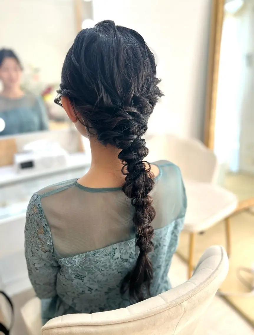 ロング ヘアセット/金山 佐野 妃都美のヘアスタイル