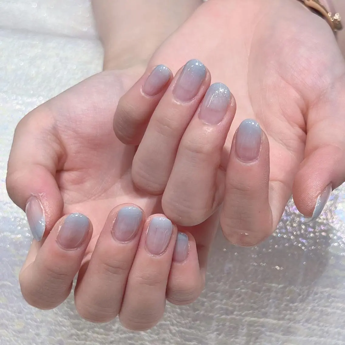 ネイル フレンチネイル Queen‘s なんのネイルデザイン