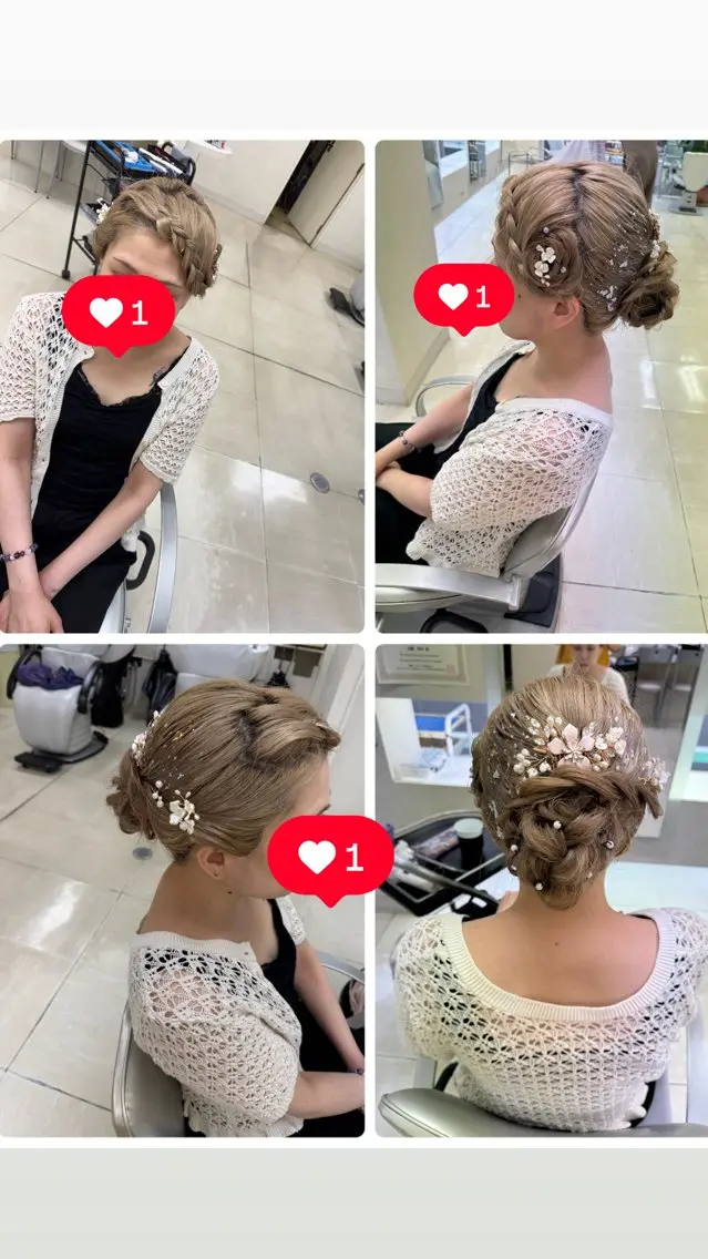 タカハシ リナのヘアスタイル