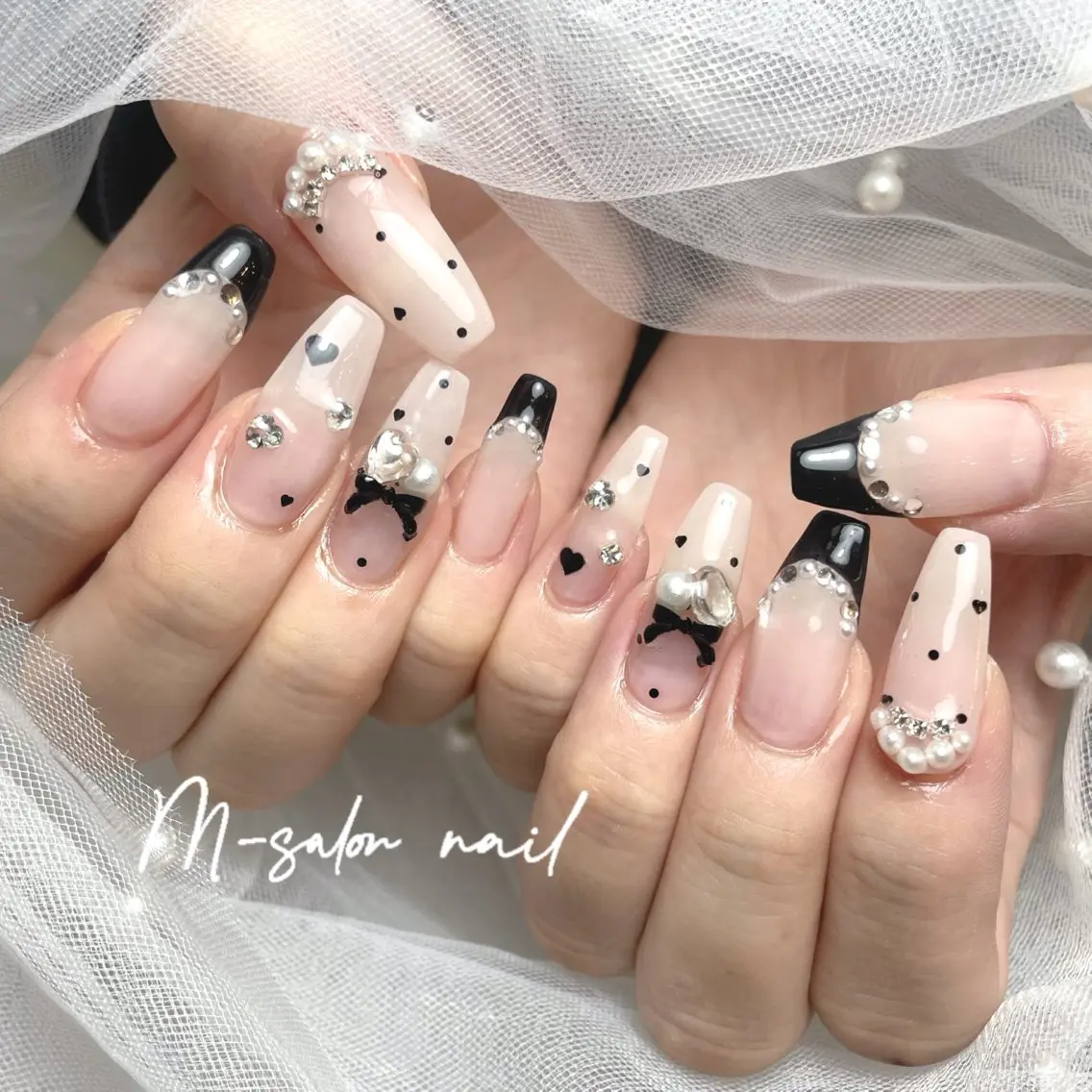 ネイル ハンドネイル 韓国/網紅/パーツ M-salonのネイルデザイン