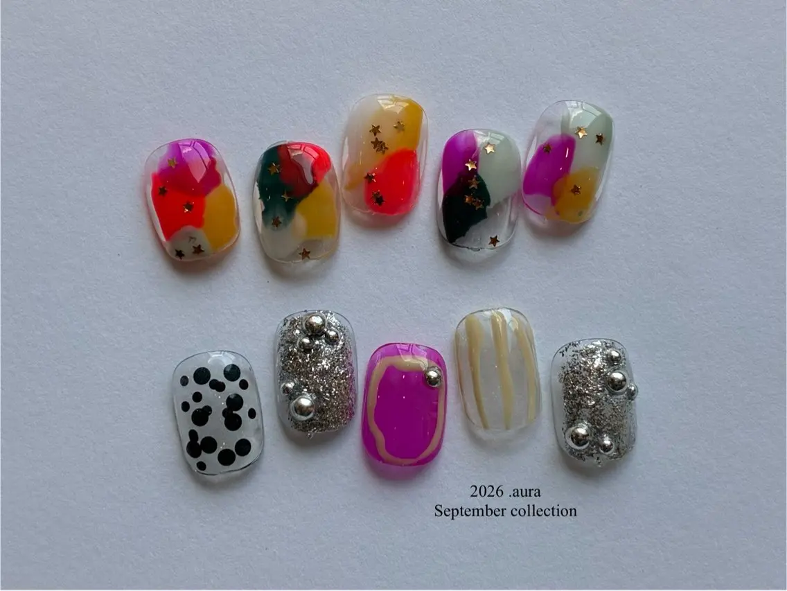 ミディアム nail salon .auraのネイルデザイン