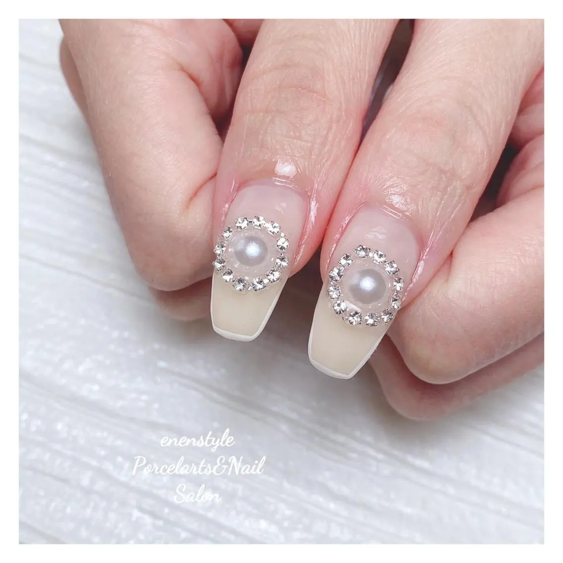 ミディアム ネイル 🐾enen style 🐾のネイルデザイン