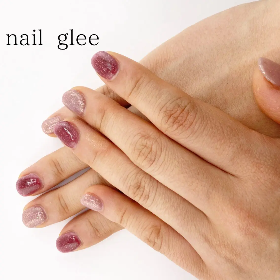 ショート ハンドネイル RISA nail gleeのネイルデザイン