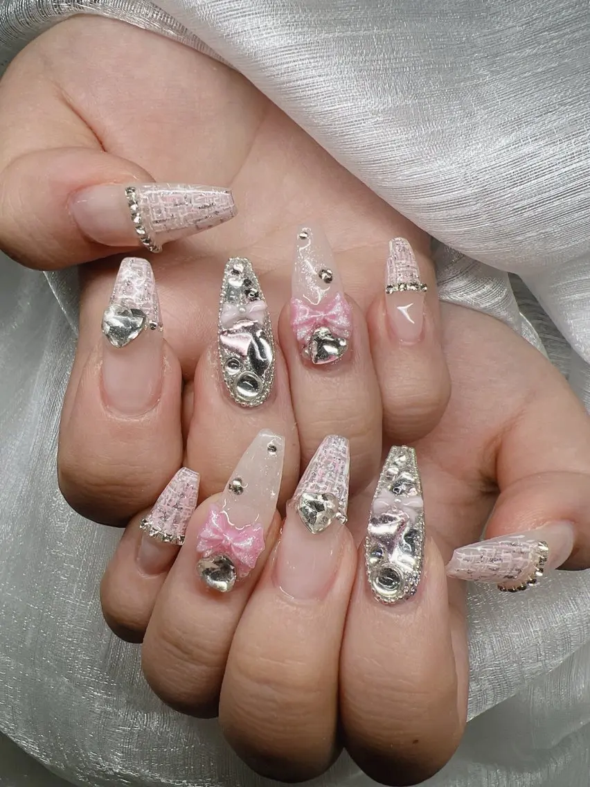 ネイル ハンドネイル Lee Nails チップ長さだし専門店のネイルデザイン