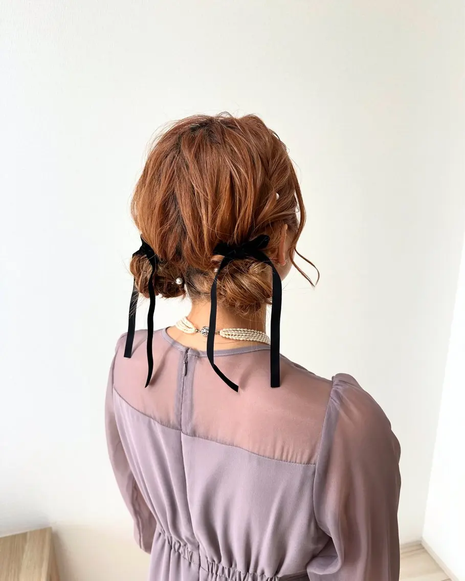 お呼ばれヘアセットの写真