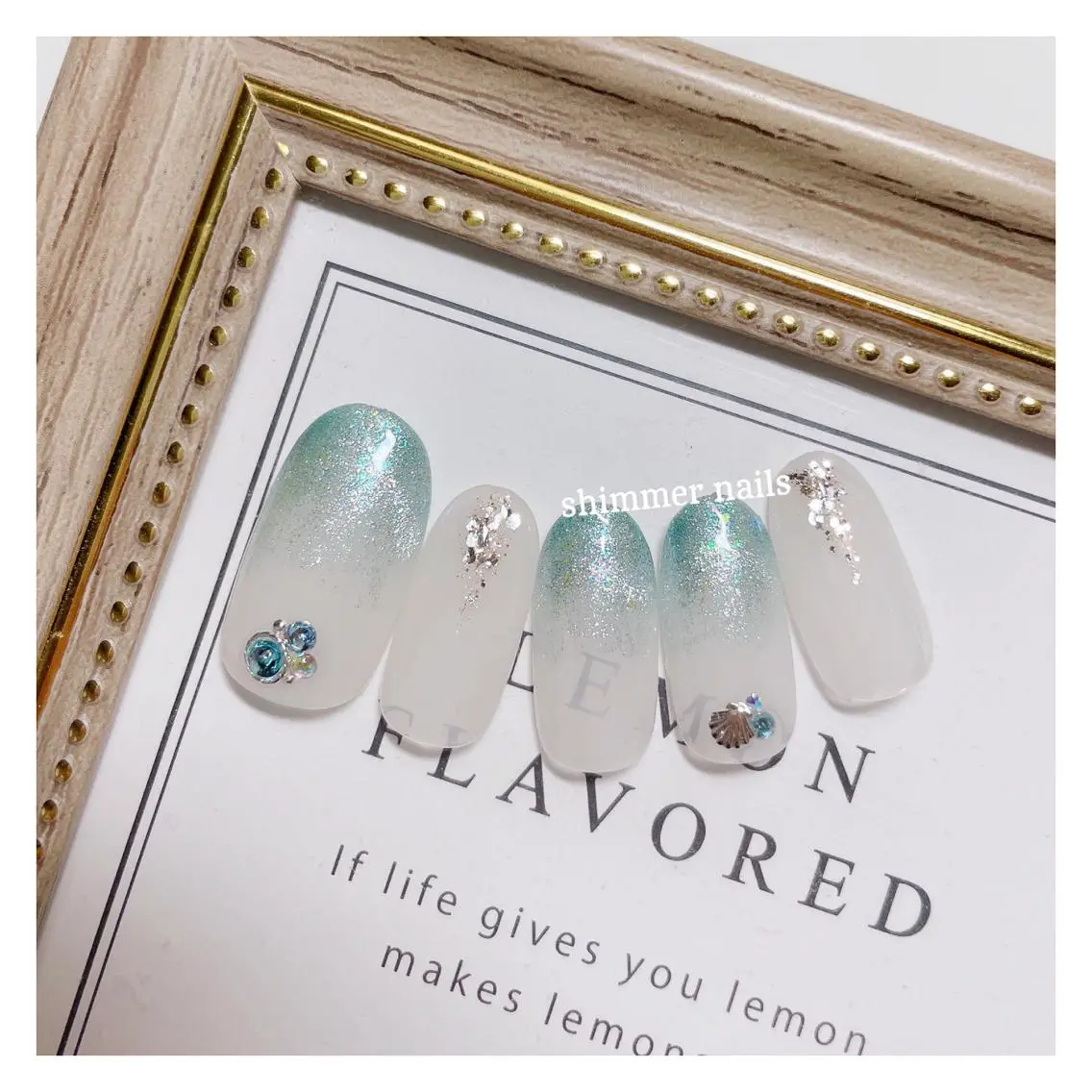 ネイル マグネットネイル shimmer nailsのネイルデザイン