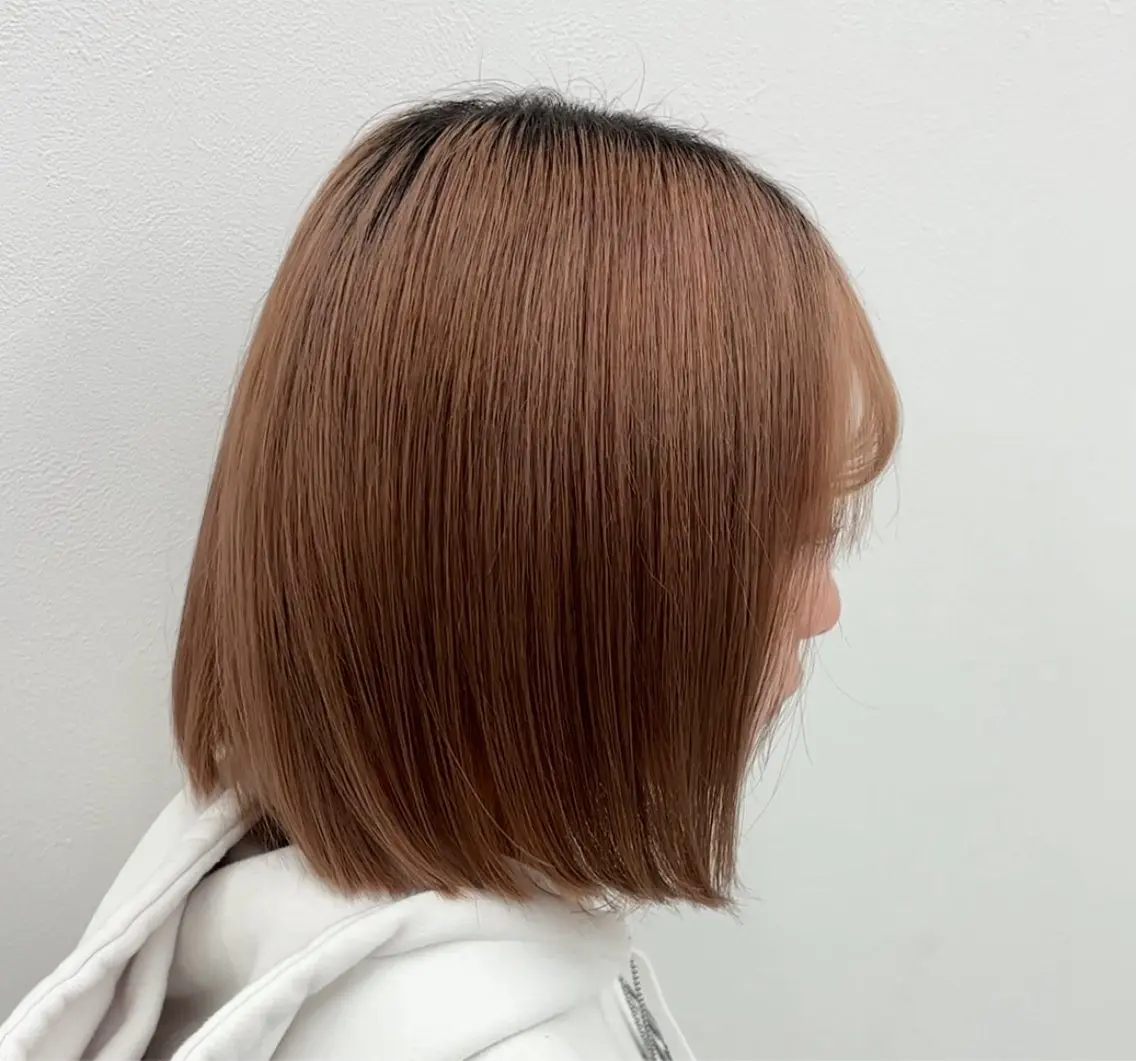 ミディアム カラー ヘアカラー ヘッドスパ ヘアセット 🫧韓国風透明感 ヘア🫧towaのヘアスタイル