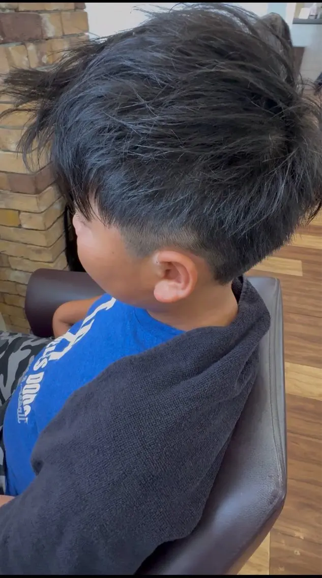 メンズ キッズ 澤田 結斗のヘアスタイル