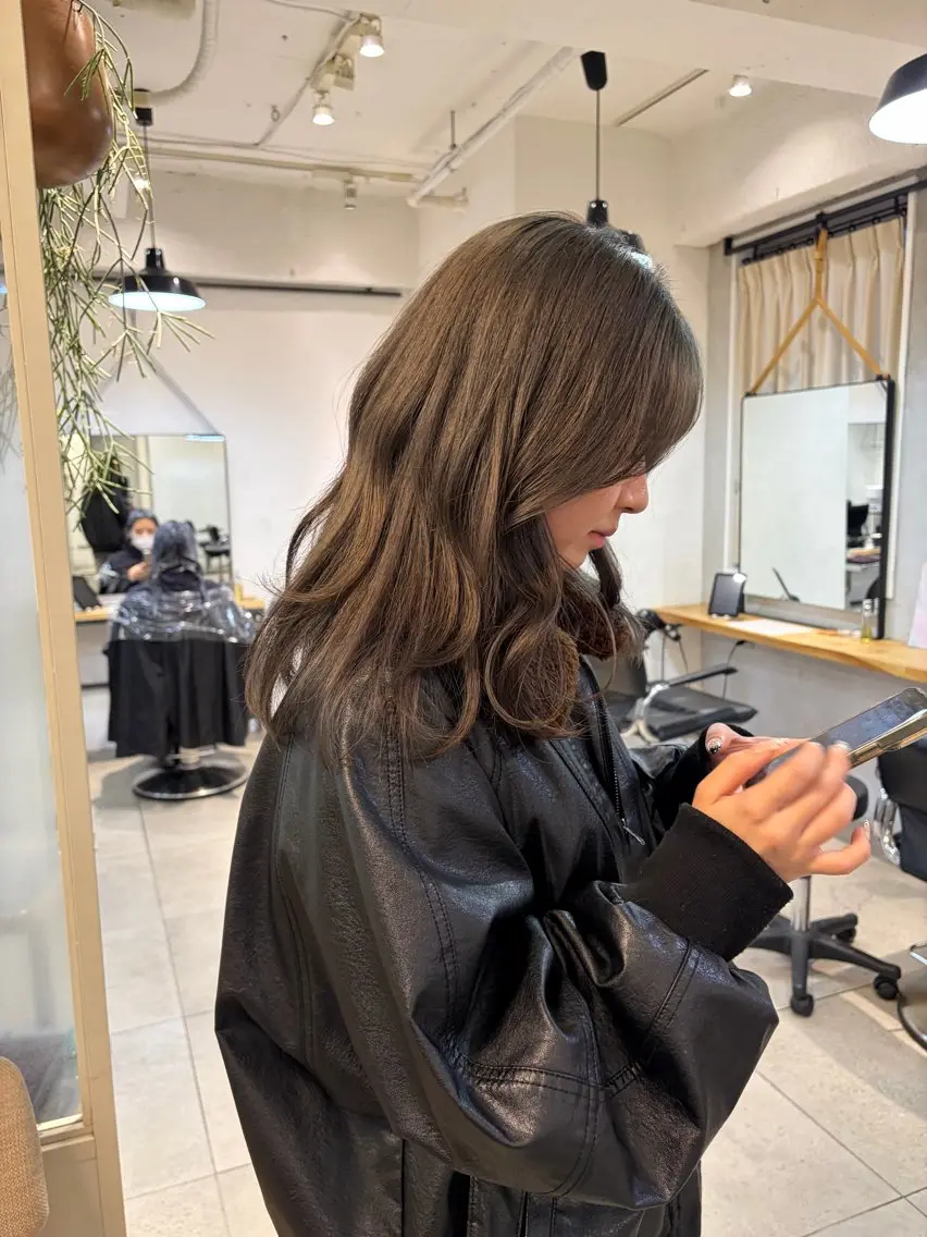 ミディアム カラー カット ヘアカラー ❕マンツーマン施術❕ 🍊Moemiのヘアスタイル