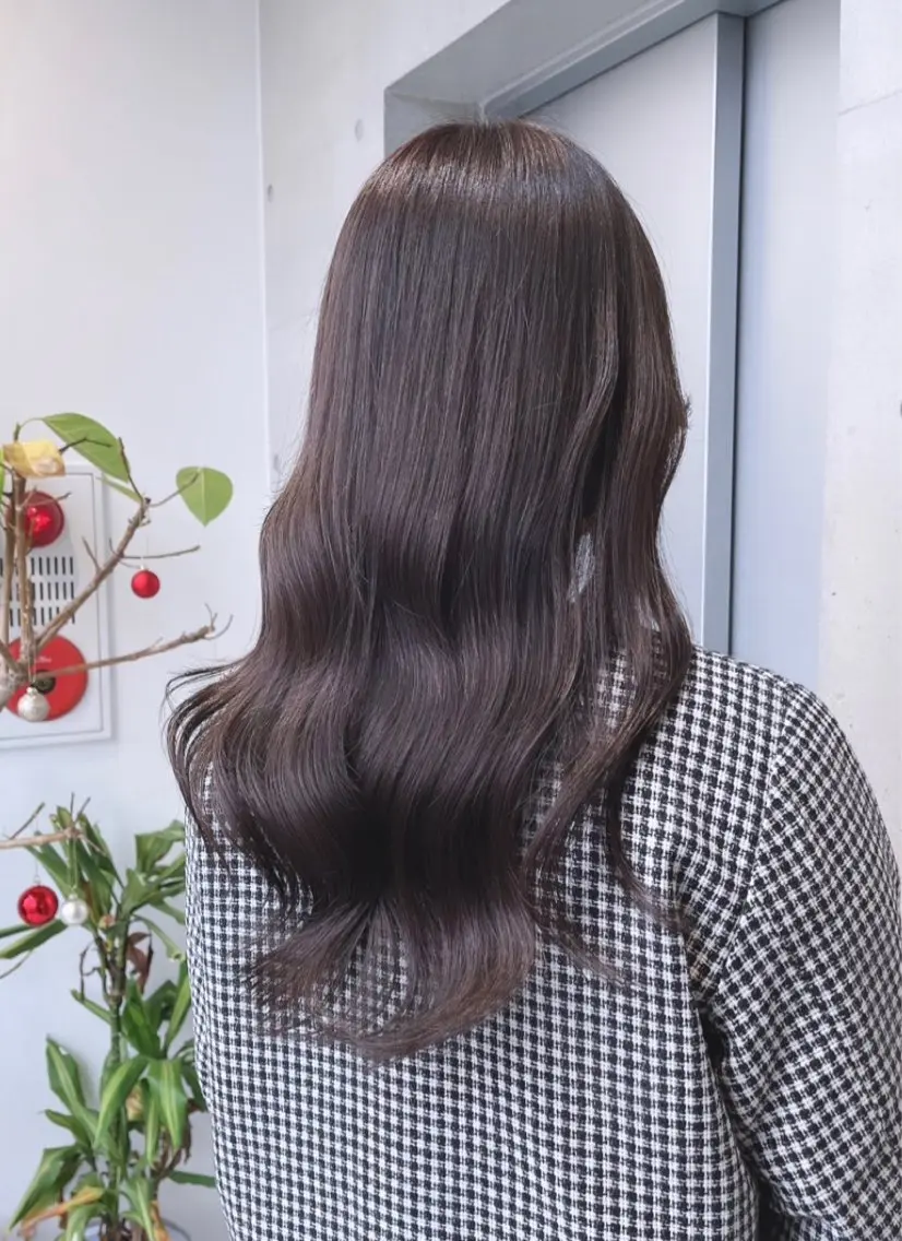 ロング カラー カット ヘアカラー トリートメント 🌫️大人韓国ヘア 🌫️naoyaのヘアスタイル