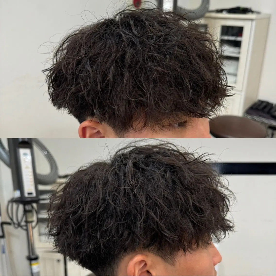 メンズ パーマ 水野 杏香のヘアスタイル