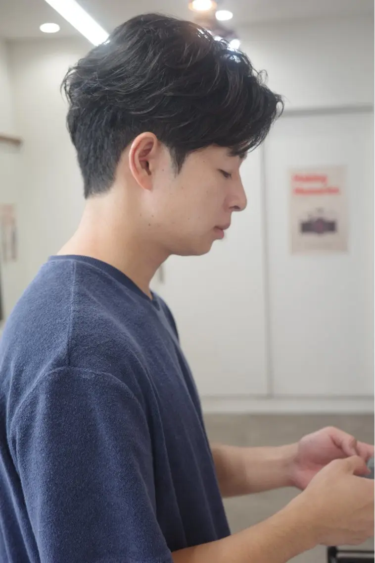 パーマ メンズ カット パーマ Give 2nd. ✂︎山口悠人のヘアスタイル