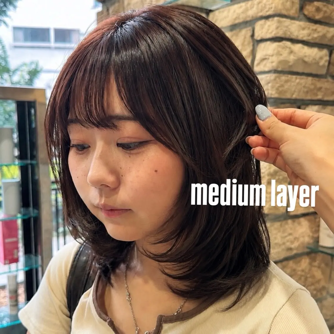 ミディアム カット レディースカット /カラー🎀おぐりンのヘアスタイル
