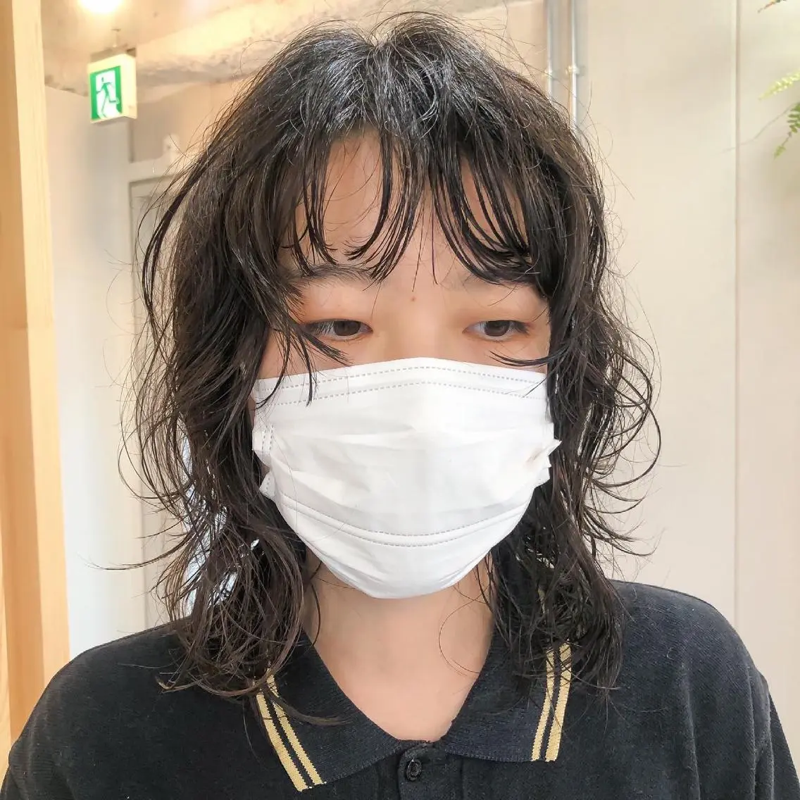 ミディアム パーマ ミディアムパーマ ウルフカット エトウリクシ パーマ美容師のヘアスタイル