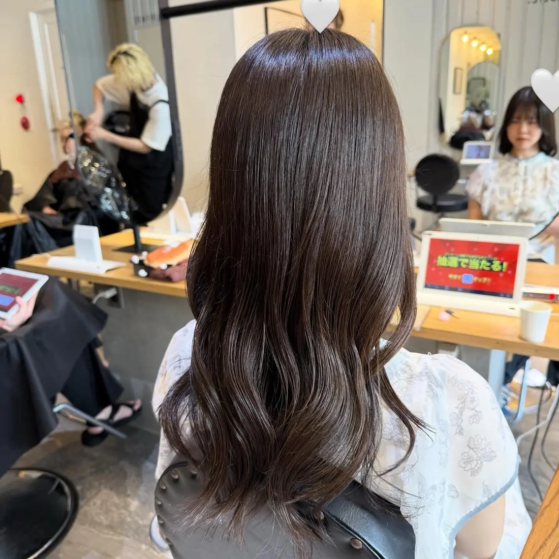 ロング カラー 💘韓国レイヤー上 品カラーruru💘のヘアスタイル