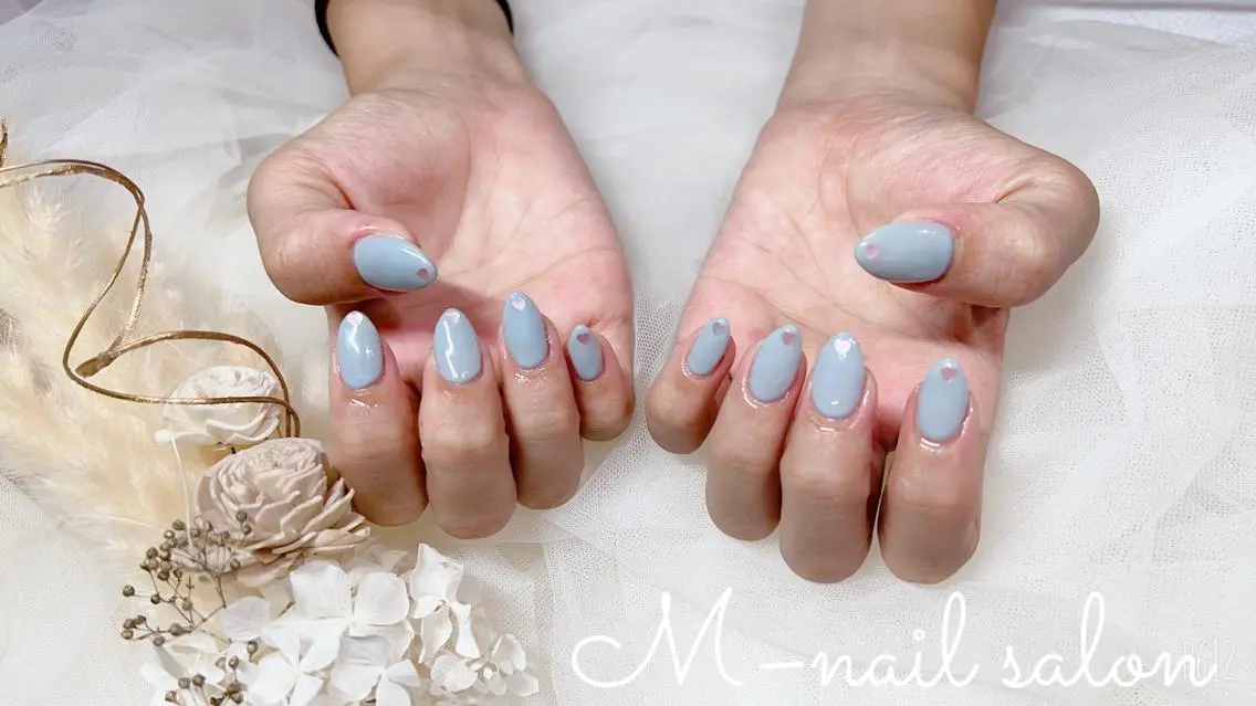 ネイル シンプルネイル M_ nail salonのネイルデザイン
