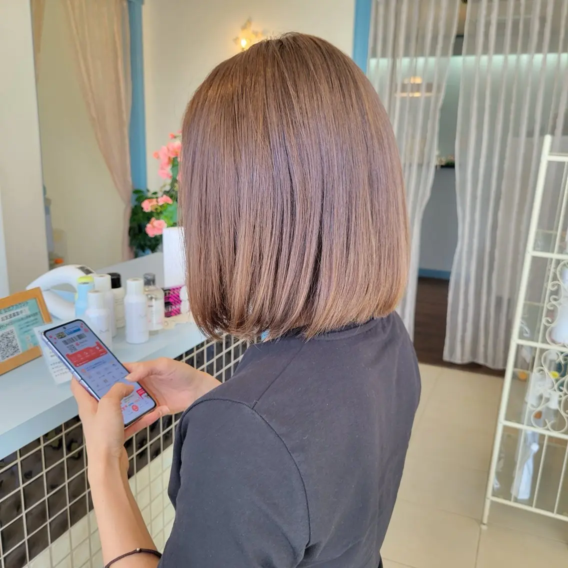 ショート ヘアカラー 髪質改善/店長/ 稲葉史泰のヘアスタイル