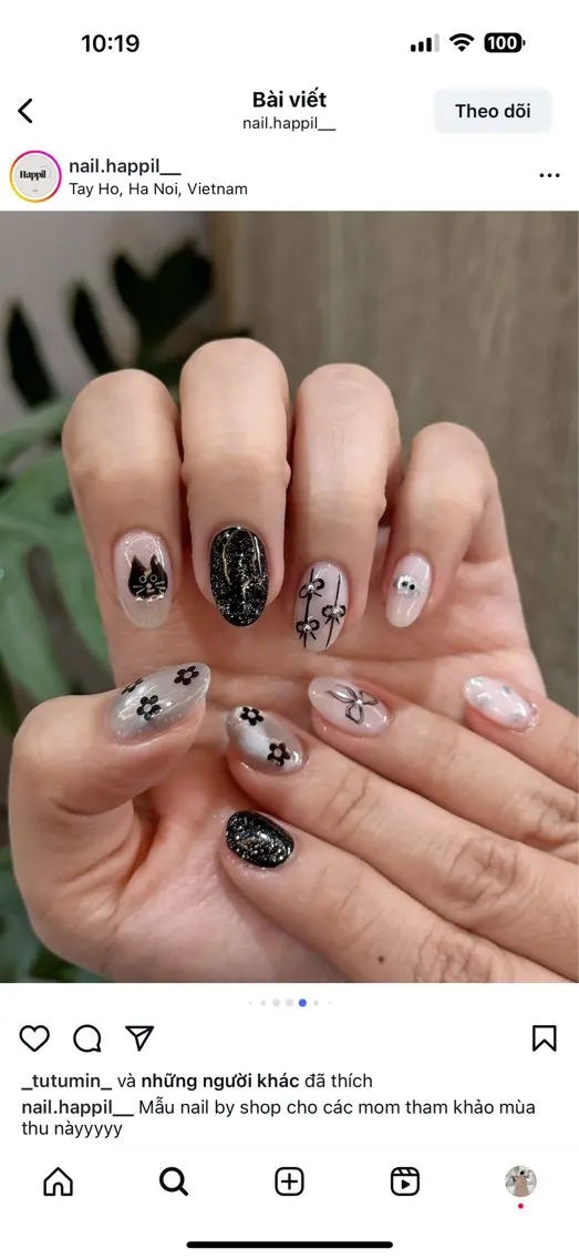 ネイル アートネイル オーロラネイル ブルー チークネイル フットネイル ハンドネイル NAILS168 新大久保店のネイルデザイン