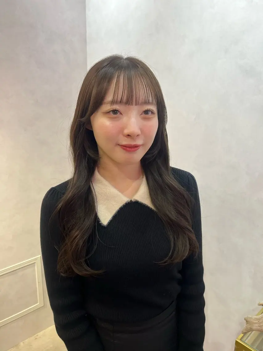 カラー カラーモデル 募集🤍ྀི麗央のヘアスタイル