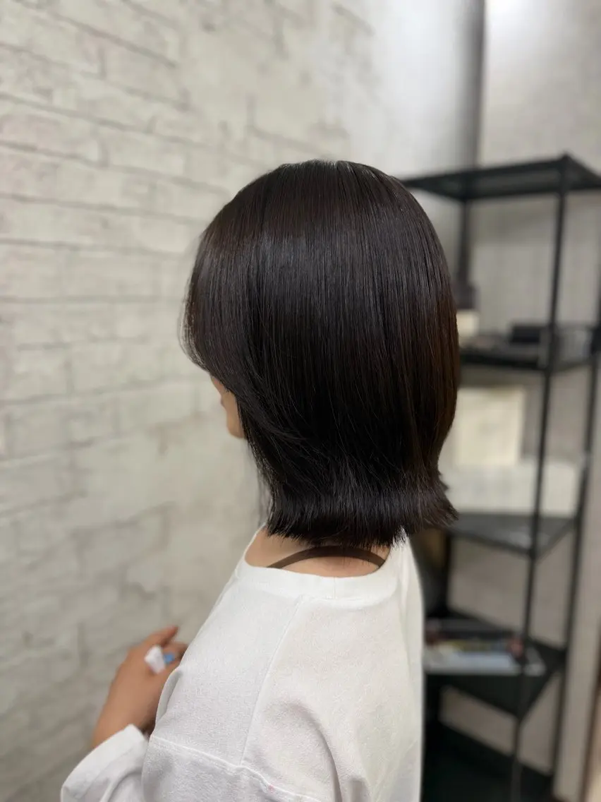 ミディアム カラー ヘアカラー 🤍カラーモデル /RURI🩶のヘアスタイル