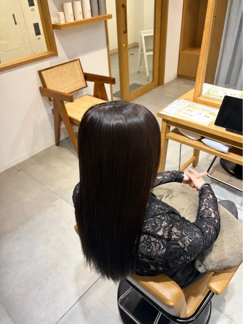 ロング カラー ブリーチ 上大岡/カラーモデル nanoka🐈‍⬛のヘアスタイル