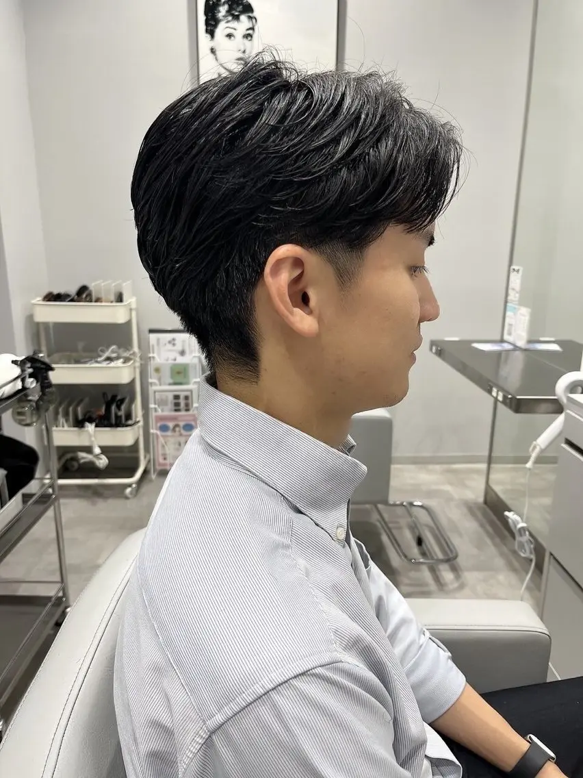 パーマ ヘアアレンジ メンズ Hair&Make Allureのヘアスタイル