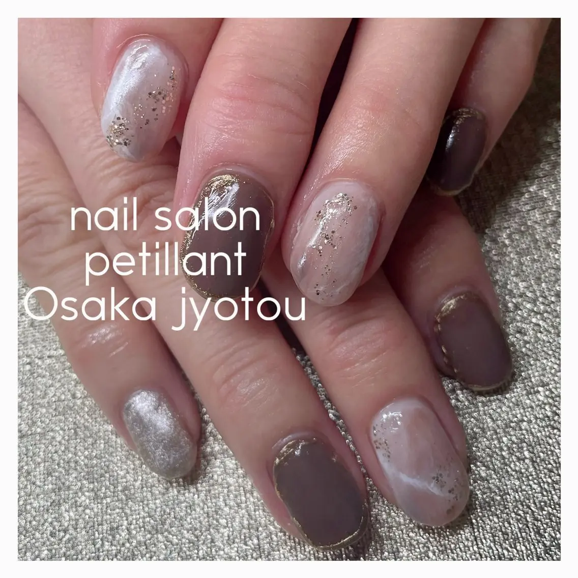 ネイル アートネイル ニュアンスネイル シンプルネイル nail salon petillantのネイルデザイン