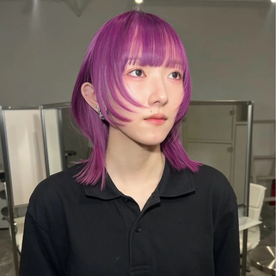 ミディアム カラー カット ヘアカラー KANAMI 🌏のヘアスタイル