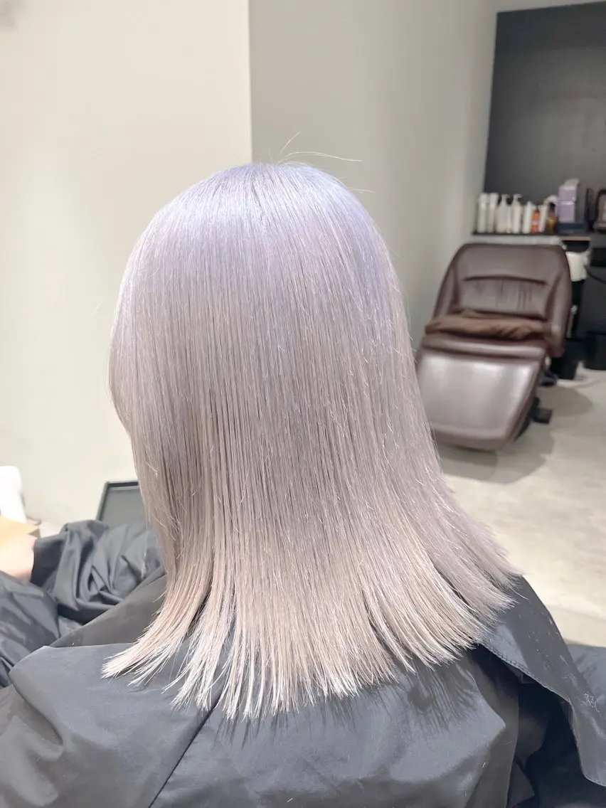 セミロング カット ヘアカラー こじま しょういちのヘアスタイル