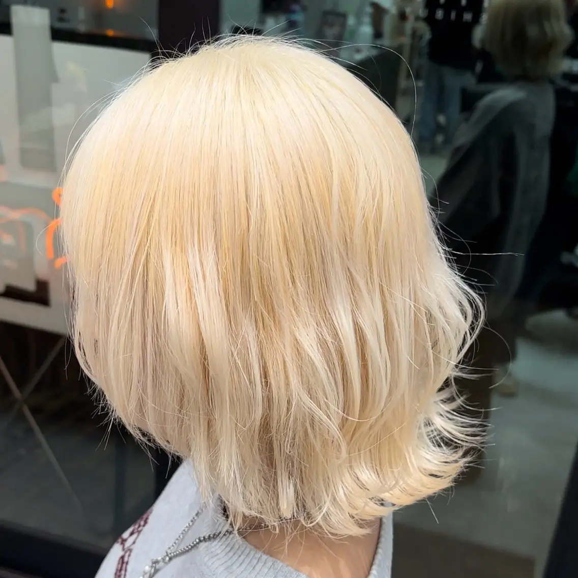 ミディアム カラー ブリーチ 当日予約⭕️ 太田のヘアスタイル