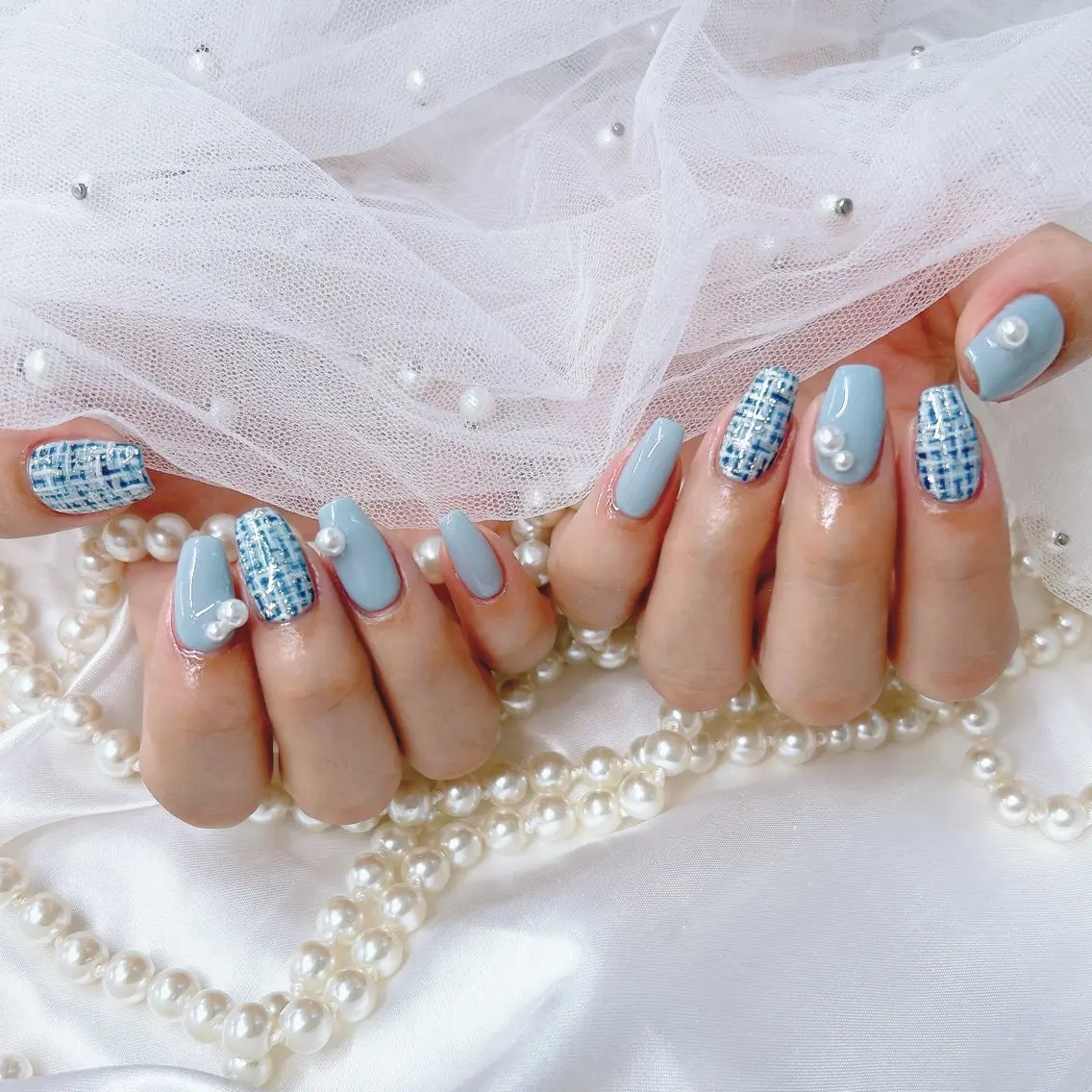 ミディアム ハンドネイル Nailsalon Angeのネイルデザイン