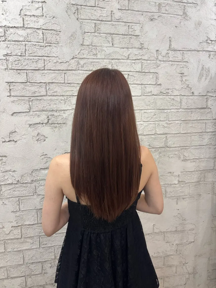 セミロング ヘアカラー カラー・ブリーチ/ Yuu🎀🖤のヘアスタイル